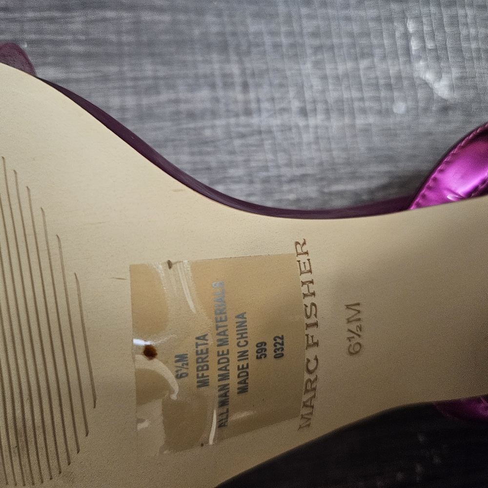 Marc Fisher Breta Heel In Pink Sz 6.5 M - Picture 4 of 4